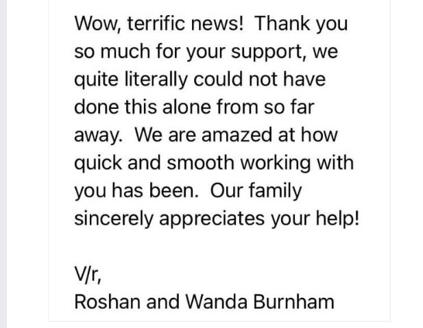 Testimonial Dahl